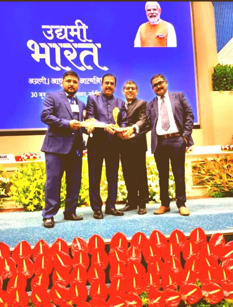1st Prize Winner at National MSME 2022 In Service Sector(Small Enterprise-Overall)